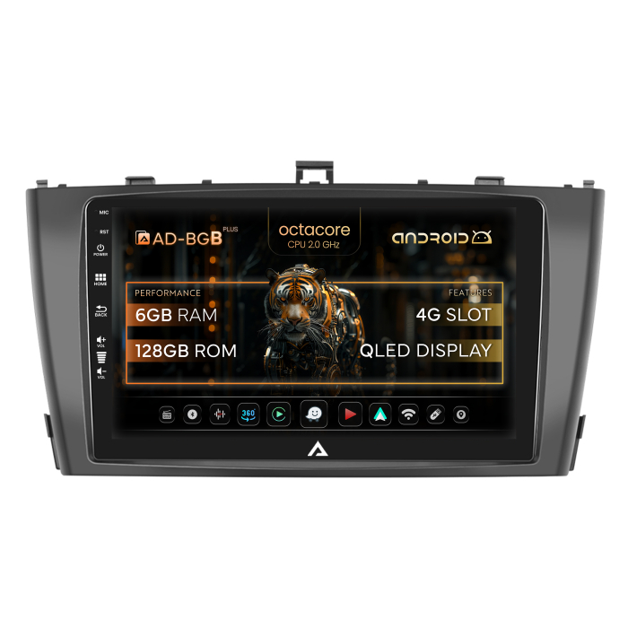Navigatie Toyota Avensis (2009-2015), Android , B-Octacore   6GB RAM + 128GB ROM, 9 Inch - AD-BGB9006+AD-BGRKIT093-B