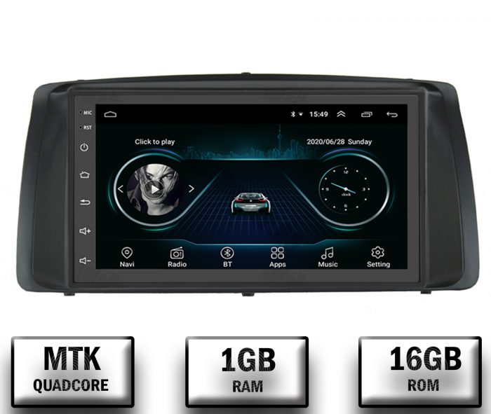 Navigatie Toyota Corolla (2001-2006), Android 10, P-Quadcore   1GB RAM + 16GB ROM, 7 Inch - AD-BGP1001+AD-BGRTO0262DIN