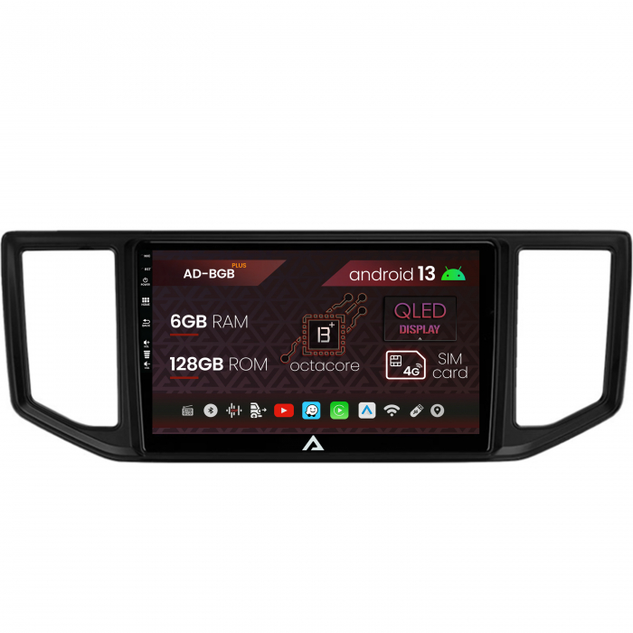 Navigatie Volkswagen Crafter (2017+), Android 13, B-Octacore 6GB RAM + 128GB ROM, 10.1 Inch - AD-BGB10006+AD-BGRKIT056