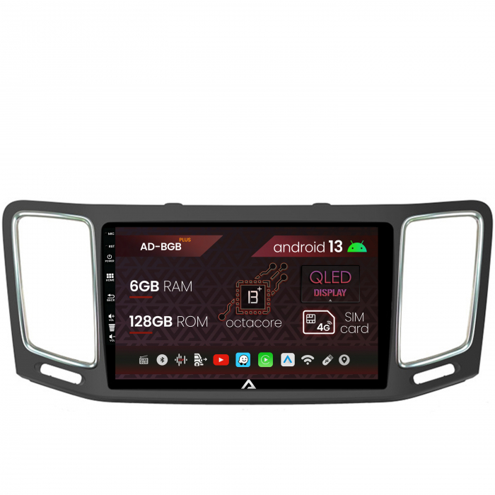 Navigatie Volkswagen Sharan (2012-2018), Android 13, B-Octacore 6GB RAM + 128GB ROM, 9 Inch - AD-BGB9006+AD-BGRKIT044