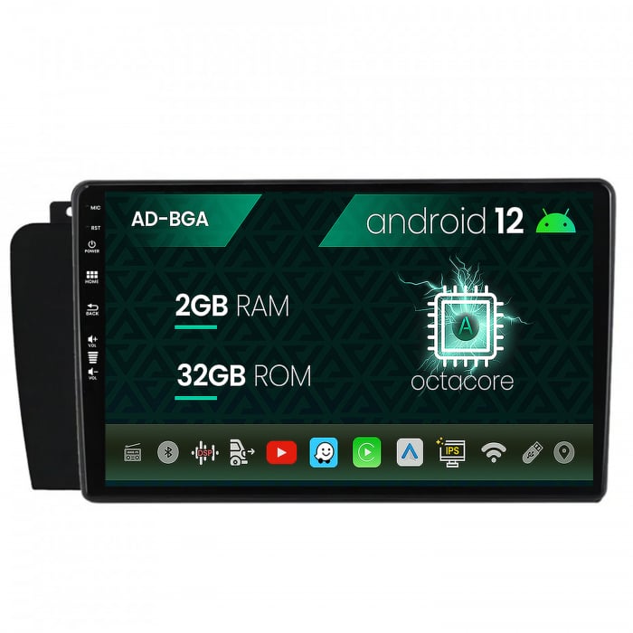 Navigatie Volvo S60 (2004-2009), Android 13, A-Octacore 2GB RAM + 32GB ROM, 9 Inch - AD-BGA9002+AD-BGRKIT401V2