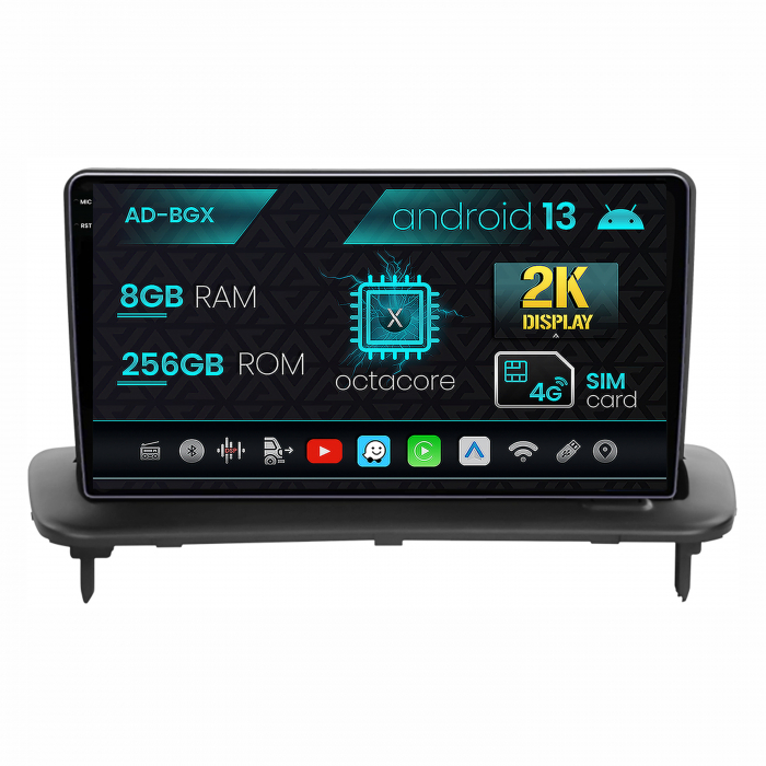 Navigatie Volvo C40 C30 S40 C70 V50 (2004-2012), Android 13, X-Octacore 8GB RAM + 256GB ROM, 9.5 Inch - AD-BGX9008+AD-BGRKIT403