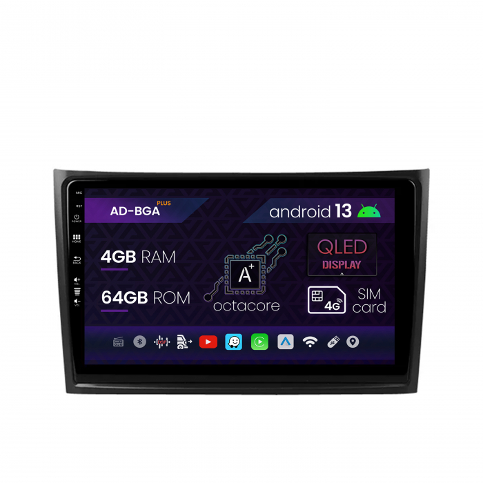 Navigatie Volvo XC90 (2002-2014), Android 13, A-Octacore   4GB RAM + 64GB ROM, 10.1 Inch - AD-BGA10004+AD-BGRKIT393