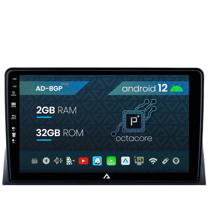 Navigatie VW Multivan T5 (2003-2015), Android 12, P-Octacore 2GB RAM + 32GB ROM, 9 Inch - AD-BGP9002+AD-BGRKIT025T5