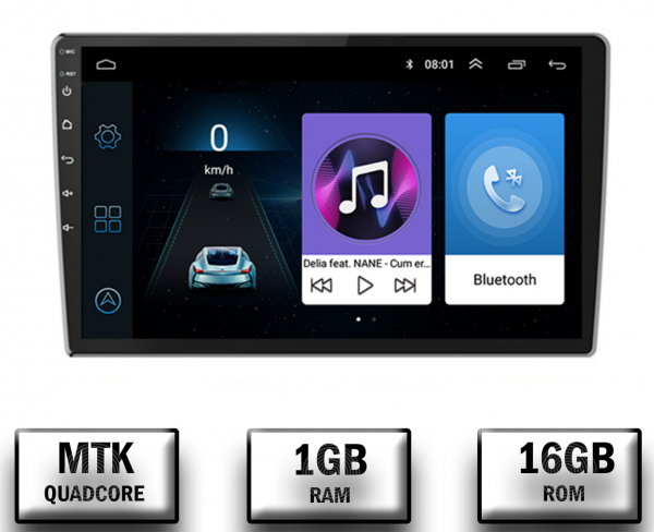 Navigatie Ford (2005-2008), Android 10, P-Quadcore 1GB RAM + 16GB ROM, 9 inch - AD-BGP9001+AD-BGRKIT137