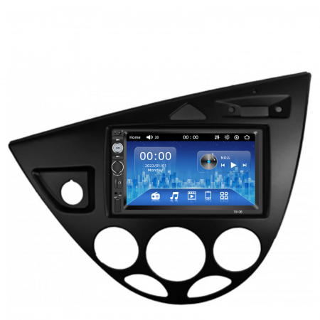 Navigații auto dedicate - [KIT] MP5 Player pentru Ford Focus MK1, Black, WinCE, Bluetooth, USB, CardSD, Camera Marsarier, Auxiliar, Mirrorlink, Touchscreen, - AD-BGP7010B+AD-BGRFR036