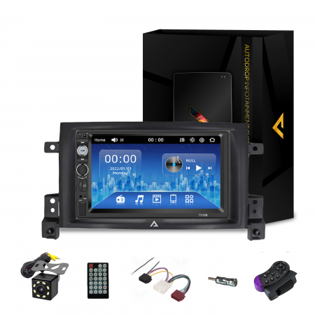 Suzuki - [KIT] MP5 Player pentru Suzuki Grand Vitara 2005-2015, WinCE, Bluetooth, USB, CardSD, Camera Marsarier, Auxiliar, Mirrorlink, Touchscreen, - AD-BGP7010B+AD-BGRSU0122DIN