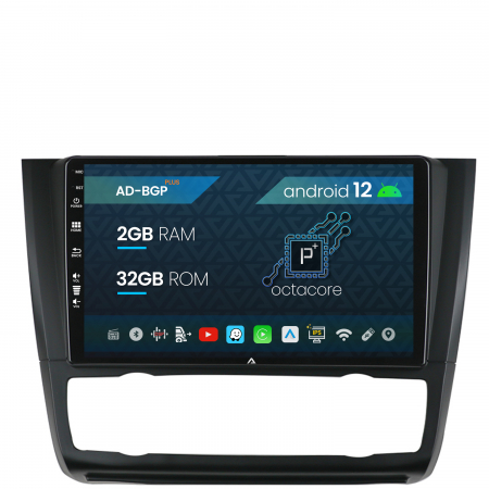 BMW - Navigatie BMW Seria 1 E87 (2007-2011), Clima Automata, Android 12, P-Octacore / 2GB RAM + 32GB ROM, 9 Inch - AD-BGP9002+AD-BGRKIT399
