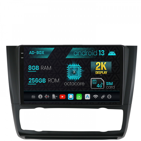 BMW - Navigatie BMW Seria 1 E87 (2007-2011), Clima Automata, Android 13, X-Octacore / 8GB RAM + 256GB ROM, 9.5 Inch - AD-BGX9008+AD-BGRKIT399
