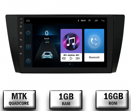 BMW - Navigatie BMW Seria 3 E90, E91, E92, Android 10, P-Quadcore / 1GB RAM + 16GB ROM, 9 Inch - AD-BGP9001+AD-BGRKIT391