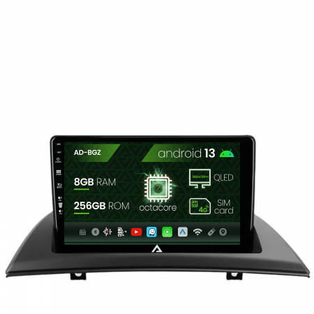 BMW - Navigatie BMW X3 E83 (2003-2010), Android 13, Z-Octacore / 8GB RAM + 256GB ROM, 9 Inch - AD-BGZ9008+AD-BGRKIT395