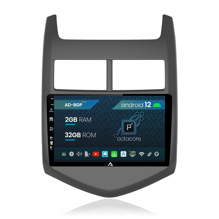 Chevrolet - Navigatie Chevrolet Aveo 2 (2010-2015), Android 12, P-Octacore / 2GB RAM + 32GB ROM, 9 Inch - AD-BGP9002+AD-BGRKIT239