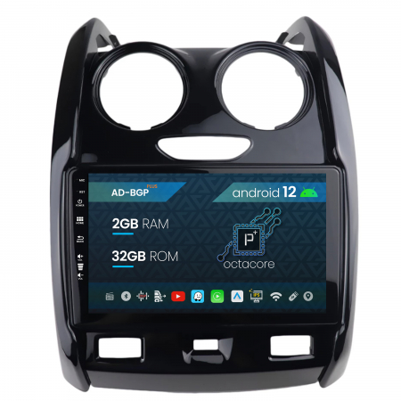 Navigații auto dedicate - Navigatie Dacia Duster (2012-2019), Android 12, P-Octacore / 2GB RAM + 32GB ROM, 9 Inch - AD-BGP9002+AD-BGRKIT366V2