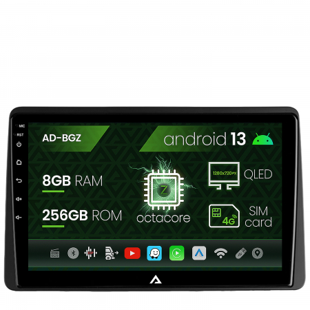 Dacia - Navigatie Dacia Duster (2018-2021), Android 13, Z-Octacore / 8GB RAM + 256GB ROM, 10.1 Inch - AD-BGZ10008+AD-BGRKIT374