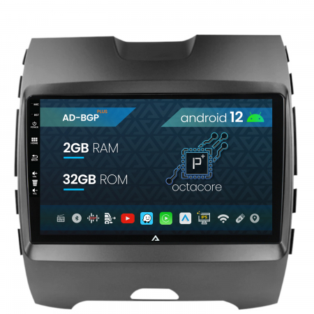 Edge 2016-2021 - Navigatie Ford Edge (2016-2021), Android 12, P-Octacore / 2GB RAM + 32GB ROM, 9 Inch - AD-BGP9002+AD-BGRKIT110