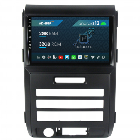 F150 2008-2014 - Navigatie Ford F150 (2008-2014), Android 12, P-Octacore / 2GB RAM + 32GB ROM, 9 Inch - AD-BGP9002+AD-BGRKIT139