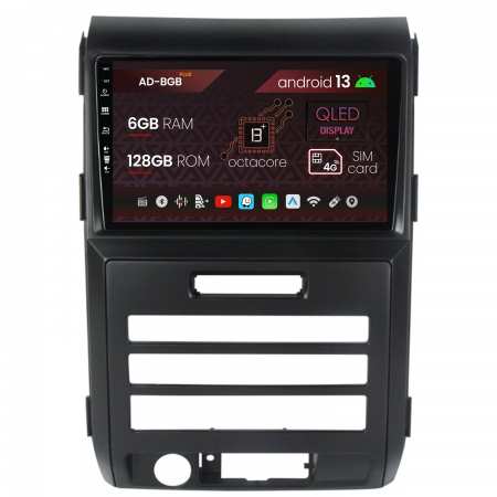 F150 2008-2014 - Navigatie Ford F150 (2008-2014), Android 13, B-Octacore / 6GB RAM + 128GB ROM, 9 Inch - AD-BGB9006+AD-BGRKIT139