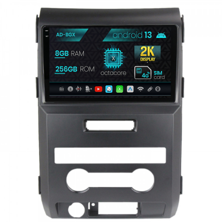 Ford - Navigatie Ford F150 (2008-2014), Android 13, X-Octacore / 8GB RAM + 256GB ROM, 9.5 Inch - AD-BGX9008+AD-BGRKIT138