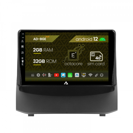 Fiesta 2009-2012 - Navigatie Ford Fiesta (2009-2012), Android 12, E-Octacore / 2GB RAM + 32GB ROM, 9 Inch - AD-BGE9002+AD-BGRKIT131-0912