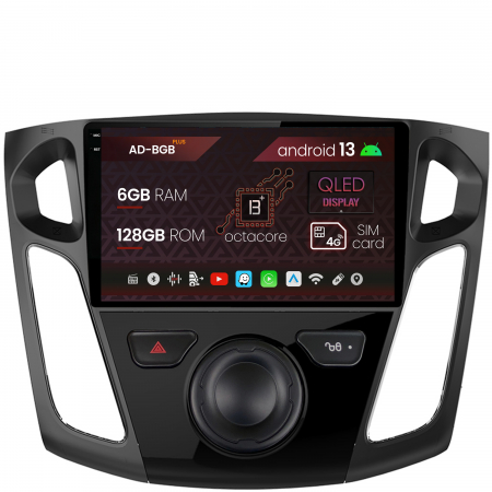 Navigații auto dedicate - Navigatie Ford Focus 3 (2011-2019), Android 13, B-Octacore / 6GB RAM + 128GB ROM, 9 Inch - AD-BGB9006+AD-BGRKIT115