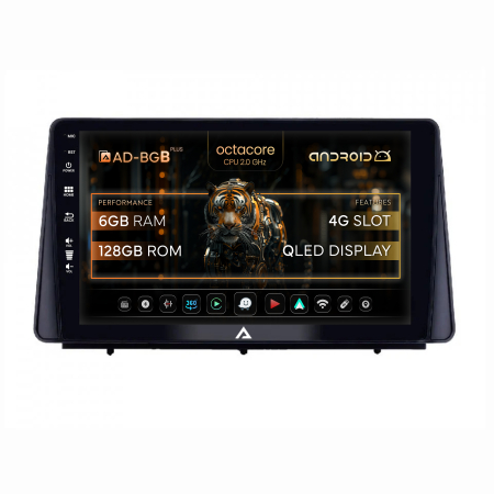 Focus MK4 2019 - >> - Navigáció Ford Focus MK4 (2019+), Android, B-Octacore / 6GB RAM + 128GB ROM, 10.1 Inch - AD-BGB10006+AD-BGRKIT160
