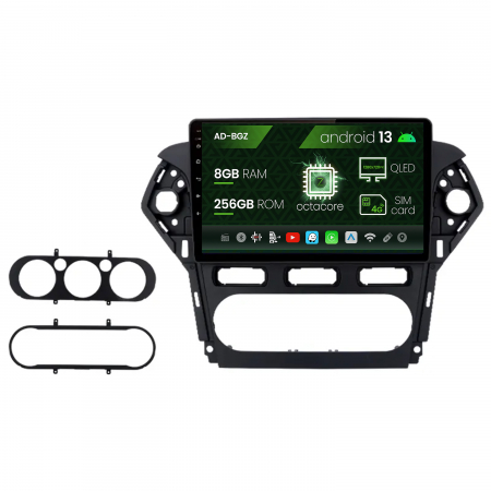 Mondeo 2012- - Navigatie Ford Mondeo (2011-2013), Android 13, Z-Octacore / 8GB RAM + 256GB ROM, 9 Inch - AD-BGZ9008+AD-BGRKIT128
