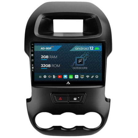 Ranger 2012-2015 - Navigatie Ford Ranger (2011-2015), Android 12, P-Octacore / 2GB RAM + 32GB ROM, 9 Inch - AD-BGP9002+AD-BGRKIT135B