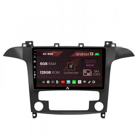 Volkswagen - Navigatie Ford S-Max / Galaxy (2006-2015), Android 13, B-Octacore / 6GB RAM + 128GB ROM, 9 Inch - AD-BGB9006+AD-BGRKIT125