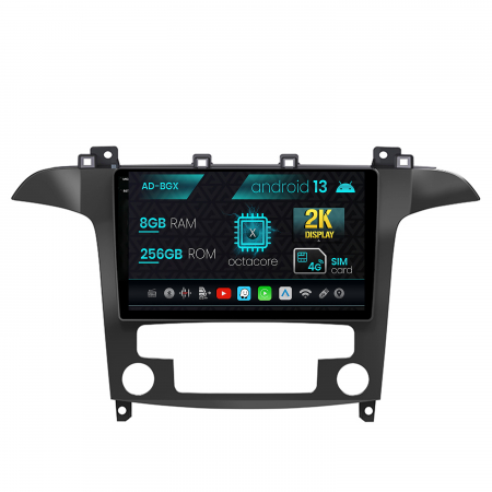 Volkswagen - Navigatie Ford S-Max (2006-2015), Android 13, X-Octacore / 8GB RAM + 256GB ROM, 9.5 Inch - AD-BGX9008+AD-BGRKIT125