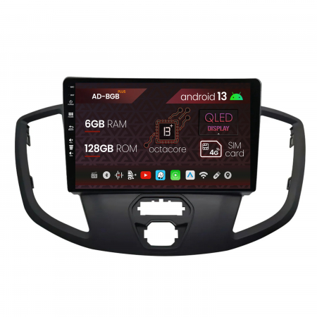 Navigații auto dedicate - Navigatie Ford Transit (2014-2020), Android 13, B-Octacore / 6GB RAM + 128GB ROM, 9 Inch - AD-BGB9006+AD-BGRKIT123V2