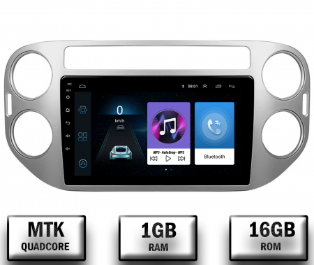 Navigații auto dedicate - Navigatie Volkswagen Tiguan (2006-2016), P-Quadcore / 1GB RAM + 16GB ROM, 9 Inch - AD-BGP9001+AD-BGRKIT035