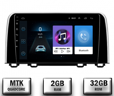 Honda - Navigatie Honda CRV (2016+), Android 12, P-Octacore / 2GB RAM + 32GB ROM, 9 Inch - AD-BGP9002+AD-BGRKIT009
