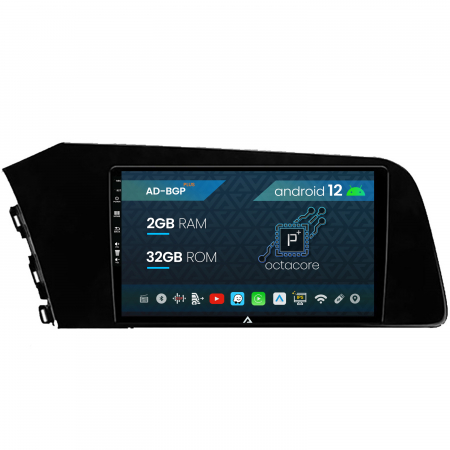 Elantra 2020-&#62;&#62; - Navigatie Hyundai Elantra (2020-Prezent), Android 12, P-Octacore / 2GB RAM + 32GB ROM, 9Inch - AD-BGP9002+AD-BGRKIT227