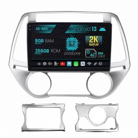 Hyundai - Navigatie Hyundai I20 (2012-2014), Android 13, X-Octacore / 8GB RAM + 256GB ROM, 9.5 Inch - AD-BGX9008+AD-BGRKIT218