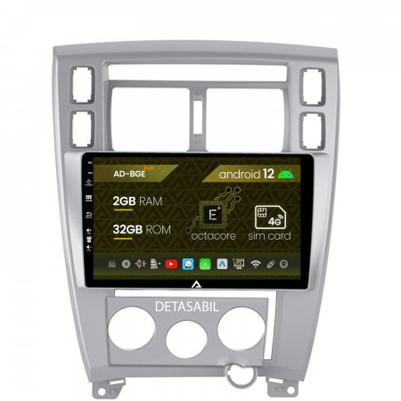 Navigații auto dedicate - Navigatie Hyundai Tucson (2004-2009), Android 12, E-Octacore / 2GB RAM + 32GB ROM, 10.1 Inch - AD-BGE10002+AD-BGRKIT200