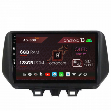 Tucson 2018-2020 - Navigatie Hyundai Tucson (2018-2020), Android 13, B-Octacore / 6GB RAM + 128GB ROM, 9 Inch - AD-BGB9006+AD-BGRKIT204
