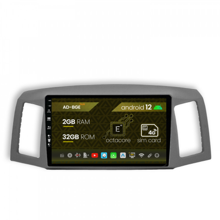 Jeep - Navigatie Jeep Grand Cherokee (2004-2007), Android 12, E-Octacore / 2GB RAM + 32GB ROM, 9 Inch - AD-BGE10002+AD-BGRKIT297v2