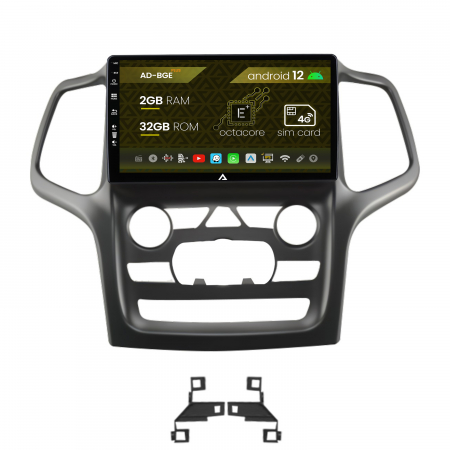 Navigații auto dedicate - Navigatie Jeep Grand Cherokee (2014-2022), Android 12, E-Octacore / 2GB RAM + 32GB ROM, 9 Inch - AD-BGE9002+AD-BGRKIT272