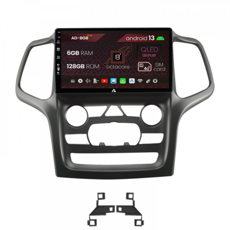 Navigații auto dedicate - Navigatie Jeep Grand Cherokee (2014-2022), Android 13, B-Octacore / 6GB RAM + 128GB ROM, 9 Inch - AD-BGB9006+AD-BGRKIT272