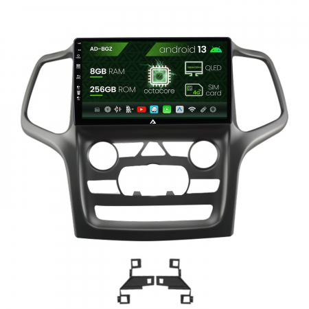 Navigații auto dedicate - Navigatie Jeep Grand Cherokee (2014-2022), Android 13, Z-Octacore / 8GB RAM + 256GB ROM, 9 Inch - AD-BGZ9008+AD-BGRKIT272
