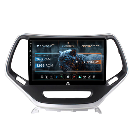 Grand Cherokee 2013-2020 - Navigatie Jeep Grand Cherokee (2015+), Android, P-Octacore / 2GB RAM + 32GB ROM, 10.1 Inch - AD-BGP10002+AD-BGRKIT285