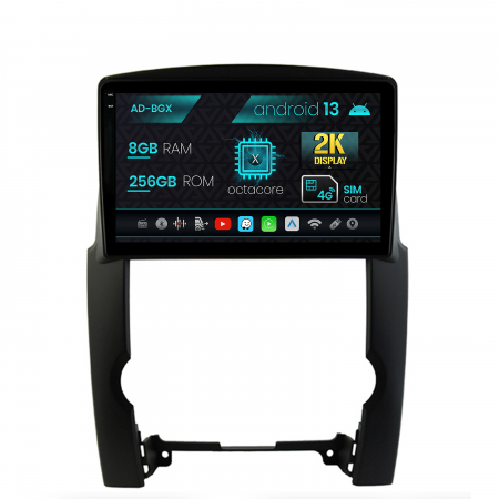 Kia - Navigatie Kia Sorento (2009-2013), Android 13, X-Octacore / 8GB RAM + 256GB ROM, 10.36 Inch - AD-BGX10008+AD-BGRKIT208
