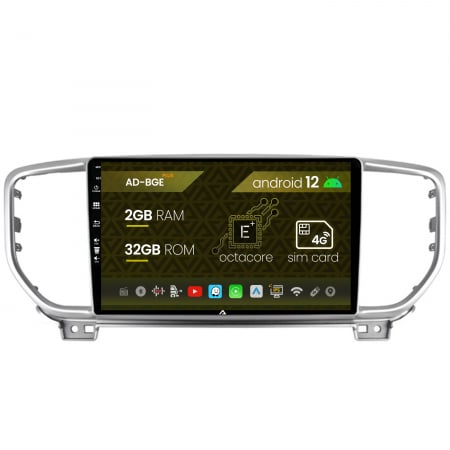 Sportage 2018 -&#62;&#62; - Navigatie Kia Sportage (2018+), Android 12, E-Octacore / 2GB RAM + 32GB ROM, 9 Inch - AD-BGE9002+AD-BGRKIT150