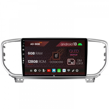 Sportage 2018 -&#62;&#62; - Navigatie Kia Sportage (2018+), Android 13, B-Octacore / 6GB RAM + 128GB ROM, 9 Inch - AD-BGB9006+AD-BGRKIT150