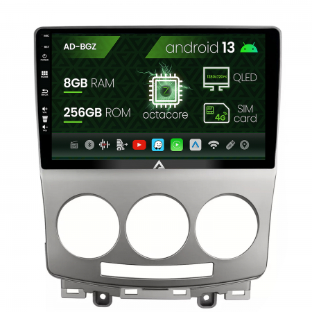 Navigații auto dedicate - Navigatie Mazda 5 (2005-2010), Android 13, Z-Octacore / 8GB RAM + 256GB ROM, 9 Inch - AD-BGZ9008+AD-BGRKIT324