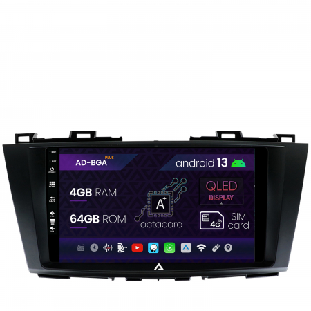 Mazda - Navigatie Mazda 5 (2010-2015), Android 13, A-Octacore / 4GB RAM + 64GB ROM, 9 Inch - AD-BGA9004+AD-BGRKIT323