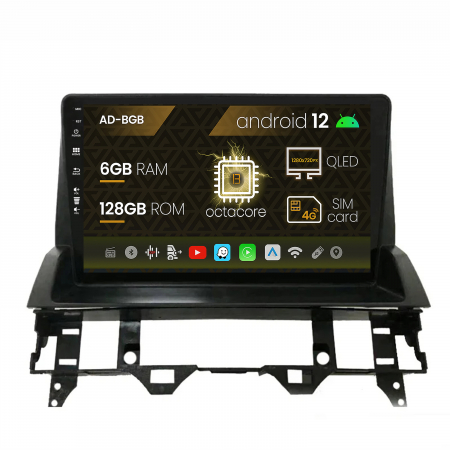 Mazda - Navigatie Mazda 6 (2002-2008), Android 13, B-Octacore / 6GB RAM + 128GB ROM, 10.1 Inch - AD-BGB10006+AD-BGRKIT321V2
