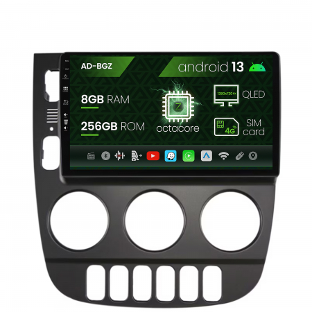 Mercedes Benz - Navigatie Mercedes Benz ML W163 (1998-2005), Android 13, Z-Octacore / 8GB RAM + 256GB ROM, 9 Inch - AD-BGZ9008+AD-BGRKIT405V3