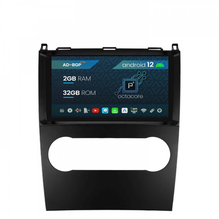 Mercedes Benz - Navigatie Mercedes Benz A/B Class (2004-2011), Android 12, P-Octacore / 2GB RAM + 32GB ROM, 9 Inch - AD-BGP9002+AD-BGRKIT420