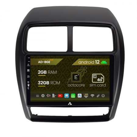 Navigații auto dedicate - Navigatie Mitsubishi ASX (2016-2019), Android 12, E-Octacore / 2GB RAM + 32GB ROM, 9 Inch - AD-BGE9002+AD-BGRKIT267V2